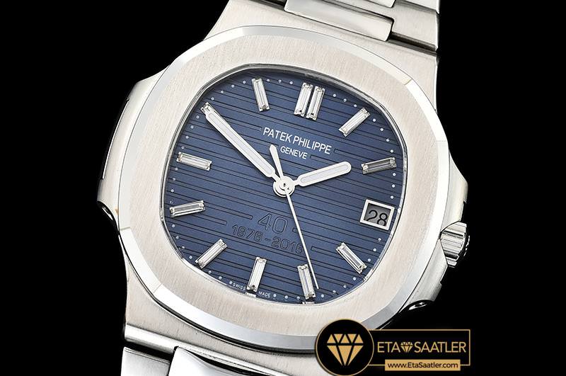 PP0289 - Nautilus 5711 40th Anniv Ed SSSS Blue JJF MY9015 Mod modelleri PP0289 - Nautilus 5711 40th Anniv Ed SSSS Blue JJF MY9015 Mod - 01.jpg